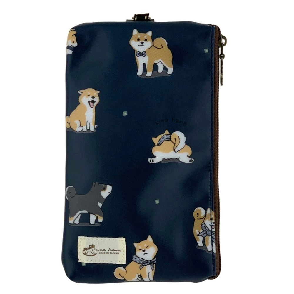 Waterproof Shiba Phone Case Pouch W/ Neck Strap - Picture 2 of 11